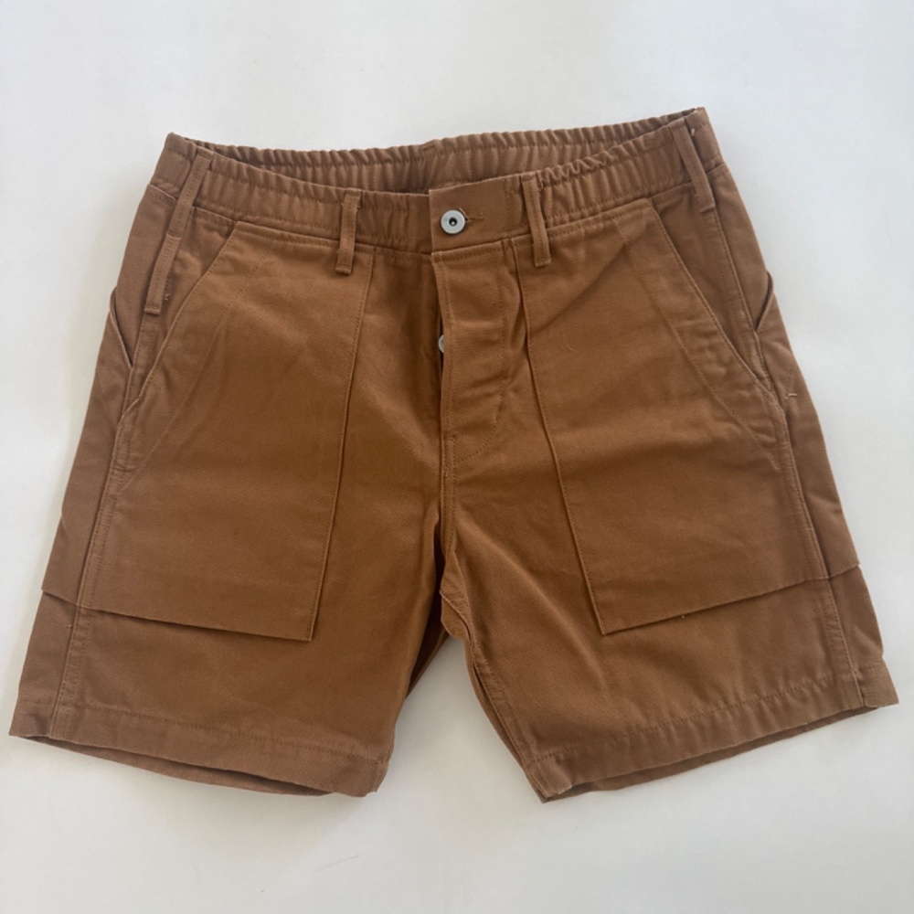 Rogue Territory Fatigue Shorts – Camel Canvas – Made in USA – 32W